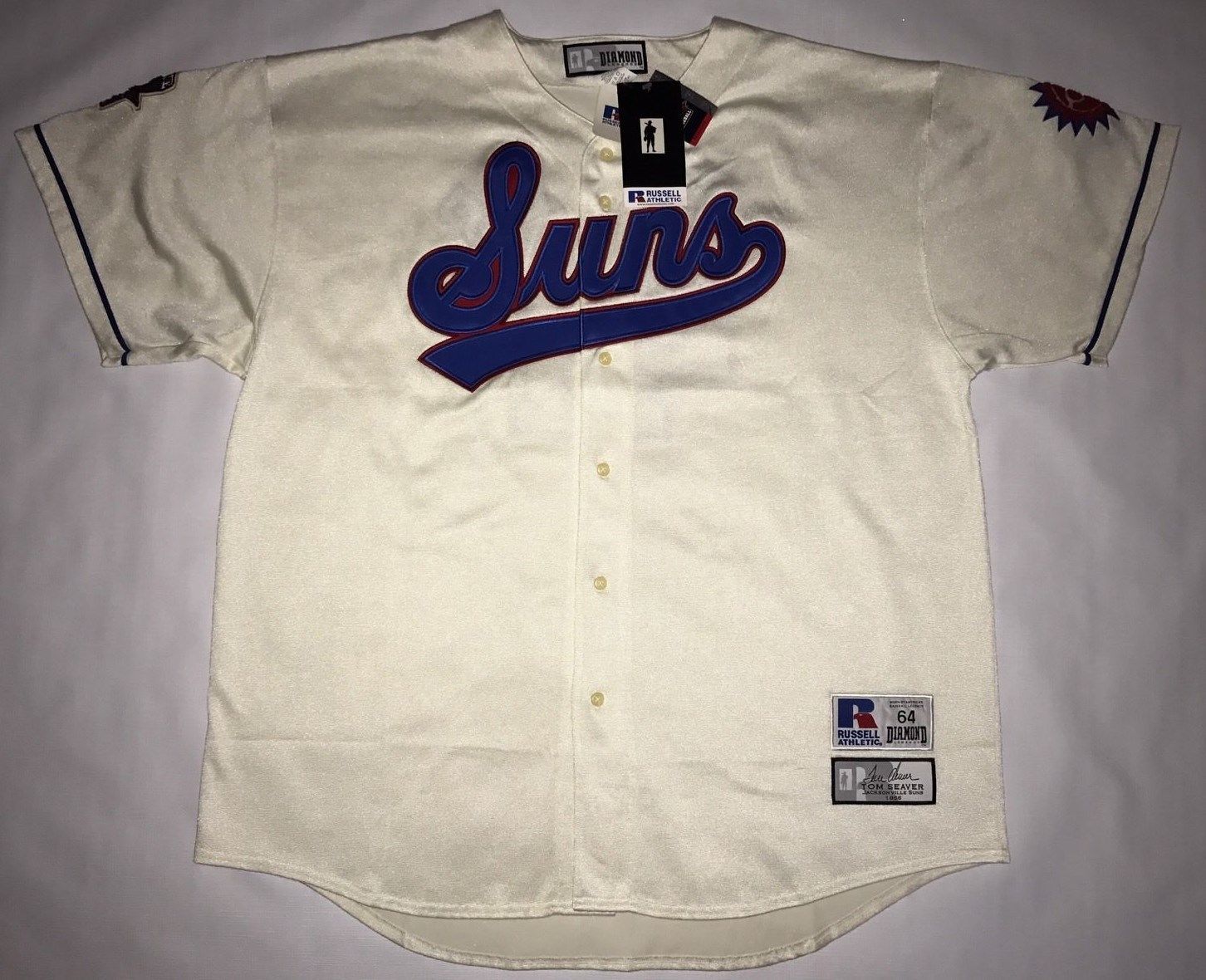 Tom Seaver 1966 Jacksonville Suns White Minor League Baseball Jersey ...