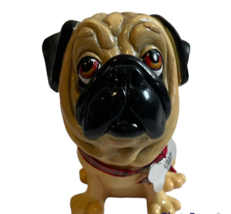 Little Paws Tan Pug Prince Dog Figurine Sculpted Pet 335-LP-PRIN 4.5" High image 2