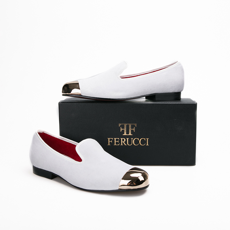 ferucci loafers gold