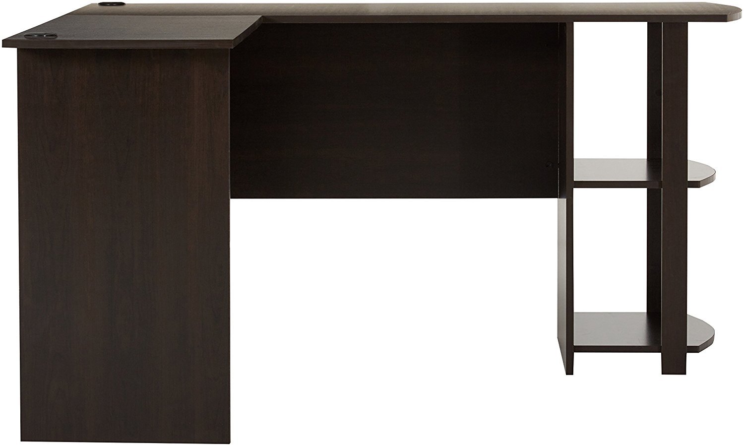 Ameriwood Home Dakota L Shaped Desk With And 13 Similar Items Ameriwood Home Dakota L Shaped Desk With Bookshelves Espresso