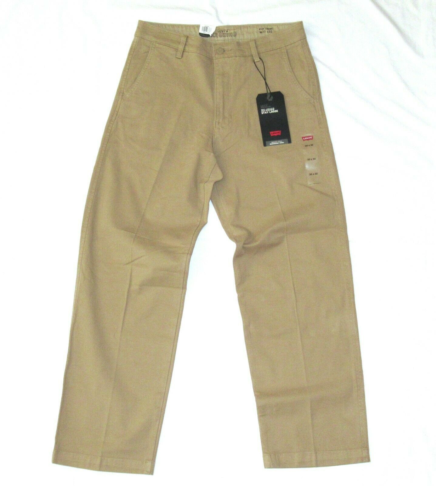 Levis Mens Premier XX Chino Stay Loose Pant Harvest Gold Twill 393520000 Stretch - Pants