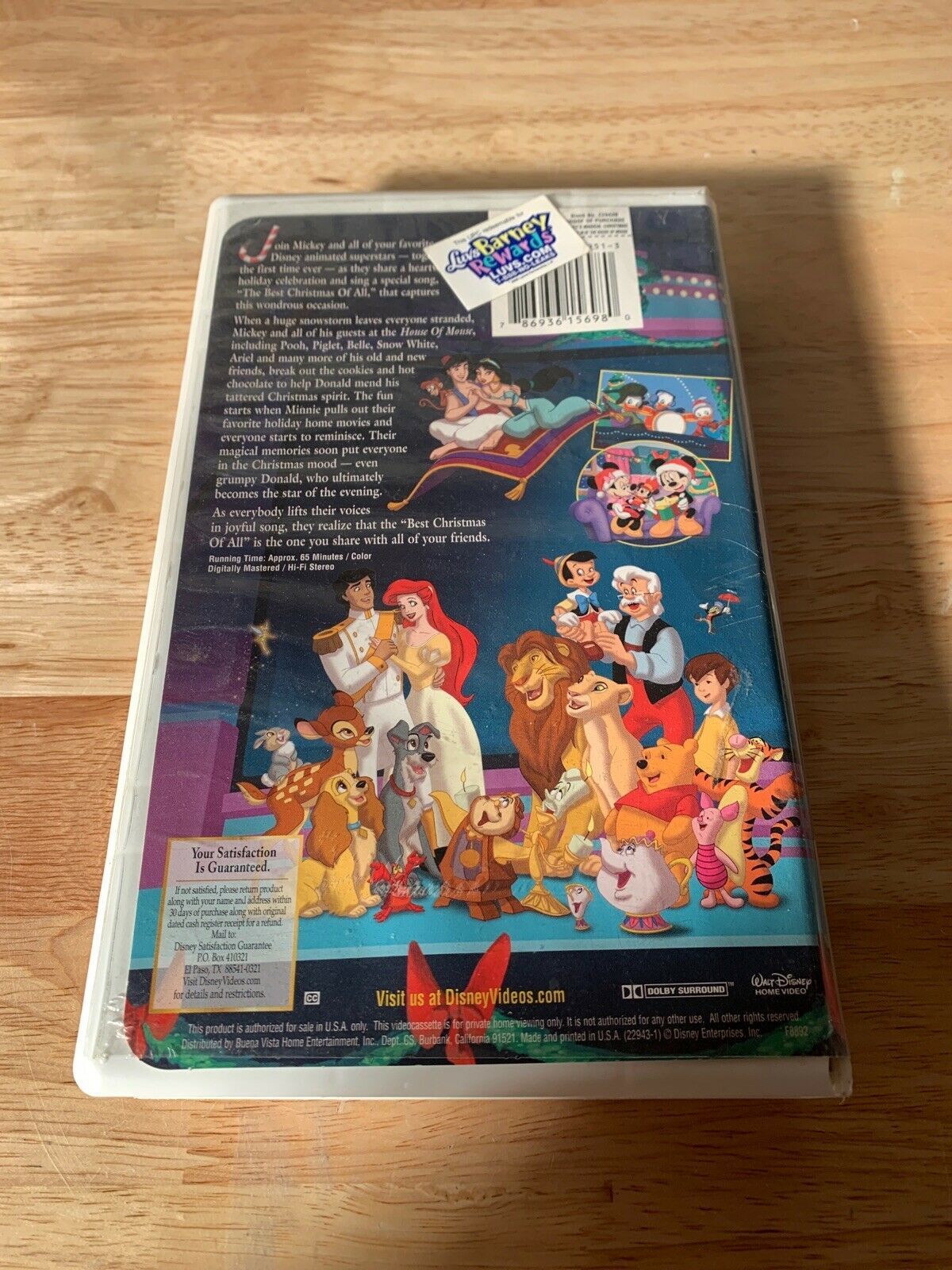 Disney MICKEY'S MAGICAL CHRISTMAS Snowed in at the House of Mouse VHS ...