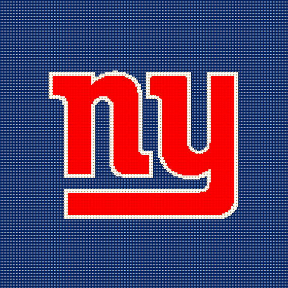 New York Giants Baby Crochet Blanket Pattern Afghan Graphghan NFL