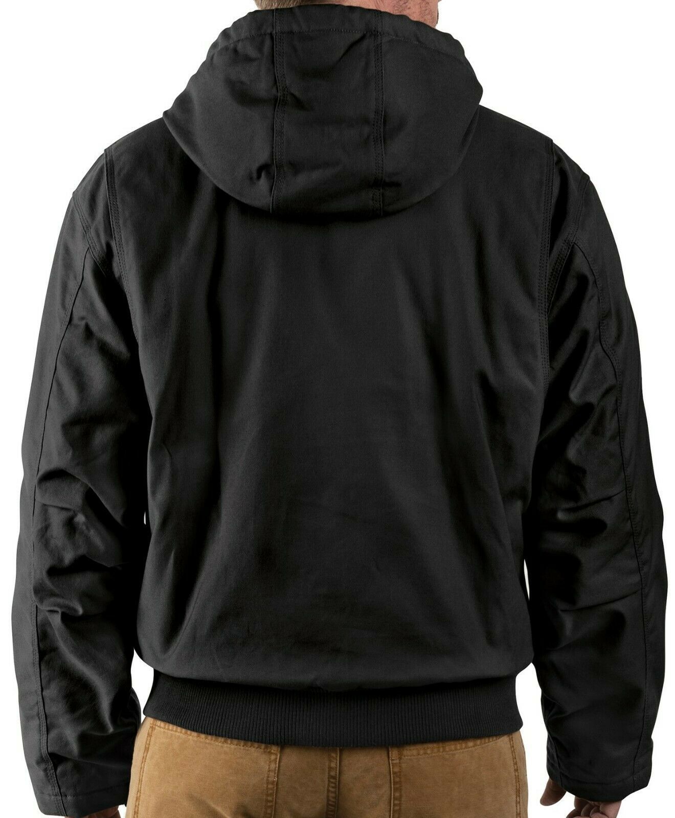 walls men's super duck hooded bomber jacket