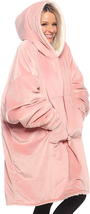 | Oversized Microfiber & Sherpa Wearable Blanket, Seen on Shark Tank, One Size F image 1