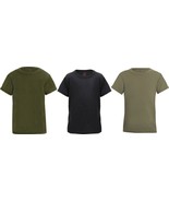 Kids Solid Tactical Lightweight Army Military T-Shirt Youth Crew Neck Tee - $10.99