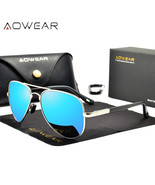 AOWEAR   Designer Aviation gl Men Polarized Mirror Lens gles Male Car Dr... - $54.20