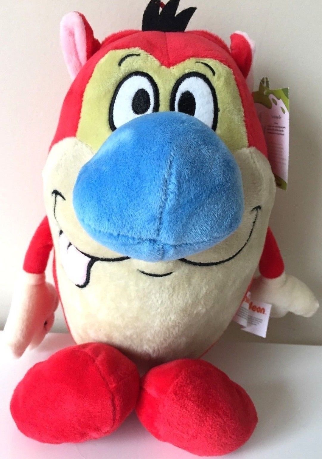 Set of 2 Nickelodeon Ren and Stimpy Rare Plush XLarge 1718" Toys