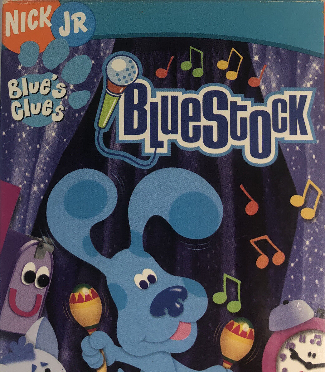 Blues Clues Bluestock Vhs 2004 Rare Sing A Long Nickelodeon Nick Jr 14 ...