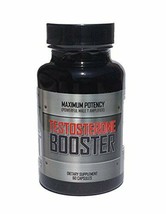 3 Testosterone Booster Maximum Potency For Men Male Enhancement 60 Capsules New - $27.07