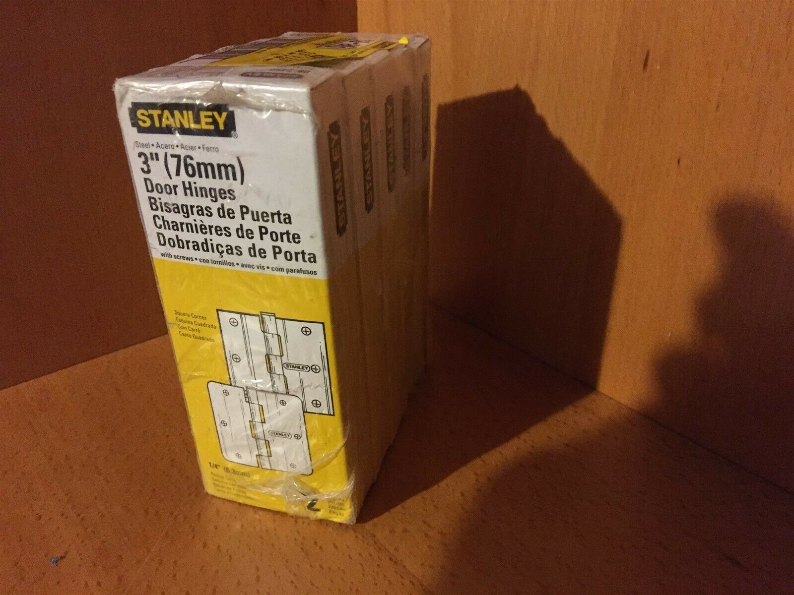 Stanley 3" Steel, Nickel Plated Door Hinges. 5 Boxes / Pairs RD741 NEW - $14.85