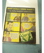 1940&#39;s Spry Cookbook 124 Tested Recipes - $7.99