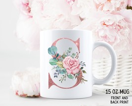 Initial Coffee Mug Custom Mugs Best Friend Gift Bride Gift Birthday Mug ... - $20.00