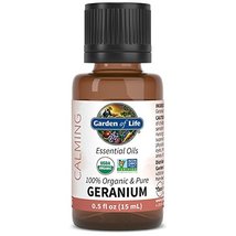 Garden of Life Essential Oil, Geranium 0.5 fl oz (15 mL), 100% USDA Organic & Pu