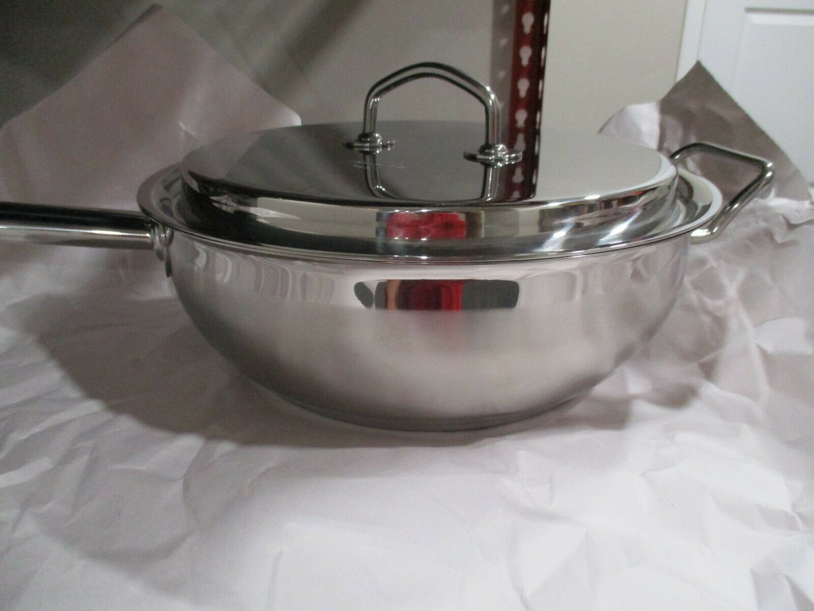 BNWT Silga Teknika Stainless Steel Saute Casserole 20cm(7.9"), handle