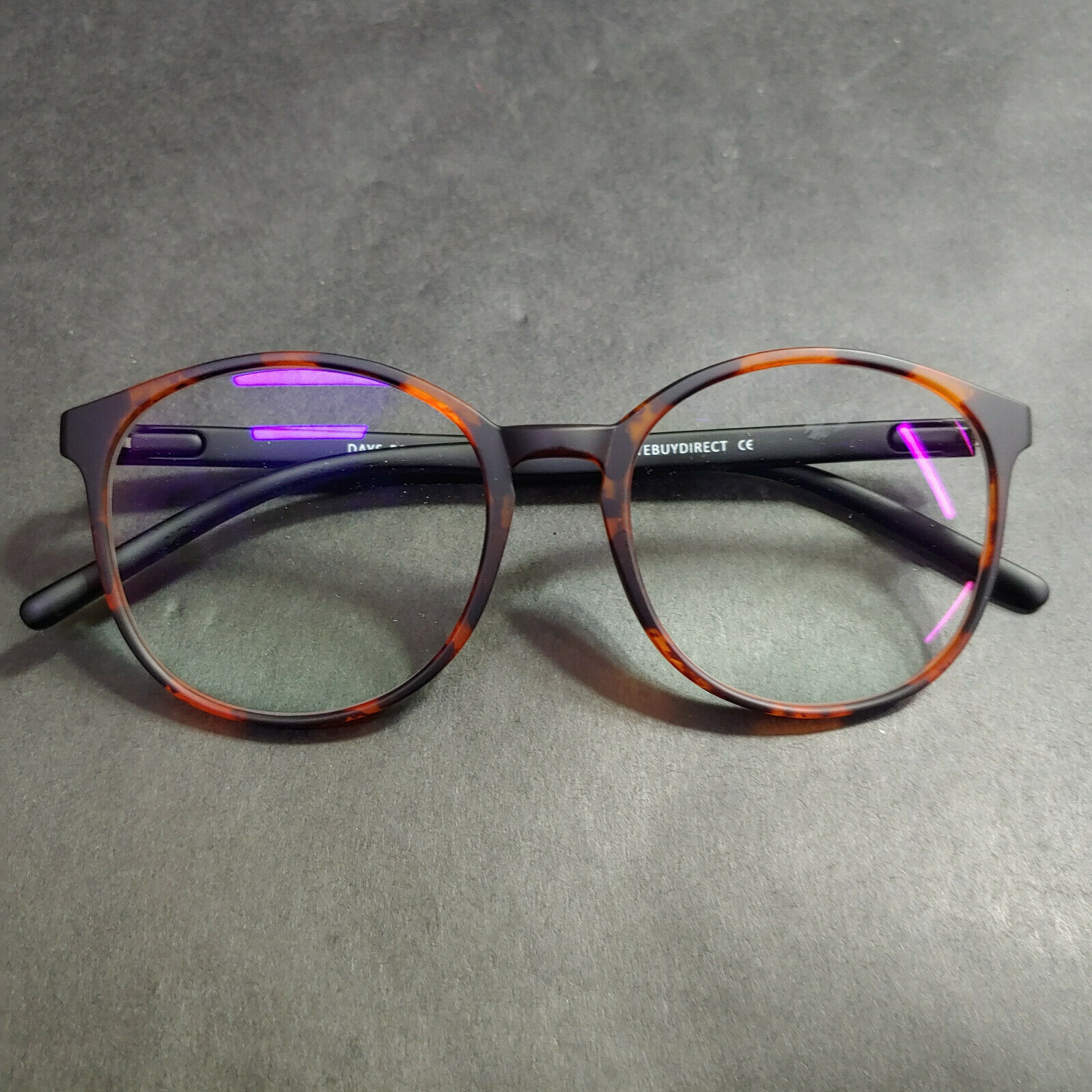 EyeBuyDirect Eyeglass Frames ONLY w/ Pouch, Days, 5017141 Eyeglass