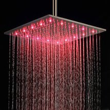 16 inch Stainless Steel Shower Head with Color Changing LED Light - $345.51