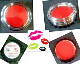 Kiss Me Coral Lip Balm Tint Pure Natural Organic Lip Stick Cream Balm Gloss  - $6.35