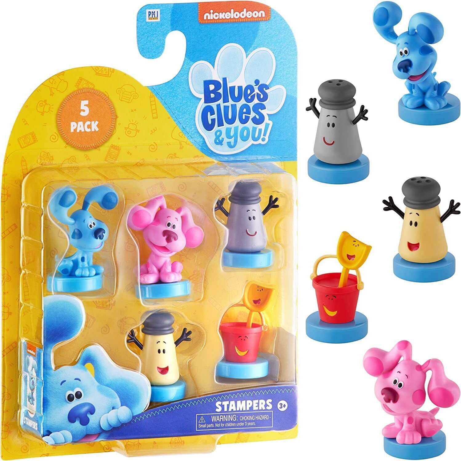 Blue's Clues Stamps for Kids 5 Stamp Blue’s Clues Toys in 1 Pack NEW ...