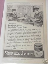 1915 Ad Couldn't Keep House Without Campbell's Soup - $7.99