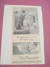 Take It Easy Go Pullman 1954 Railroad Ad - $7.99