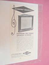 1951 Stephens Tru-Sonic Speakers Ad Culver City, Cal. - $7.99