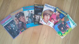  Music Life Japan Magazine Lot of 7 issues March,1968 - February,1969 - $50.00
