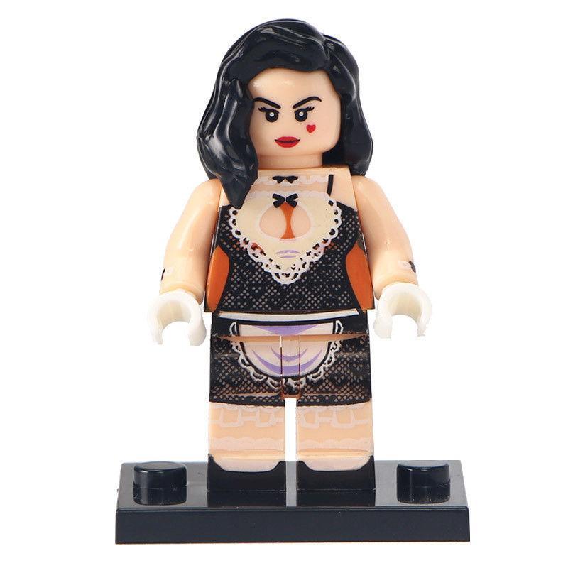 Housemaid Stripper Sexy Hot Girl Single Sale Lego Minifigures Block Toy T Figures 1362