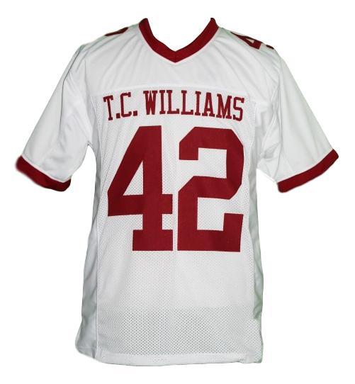 Bertier #42 T.C.Williams The Titans Movie New Men Football Jersey White Any  Size Rewards - Monetha