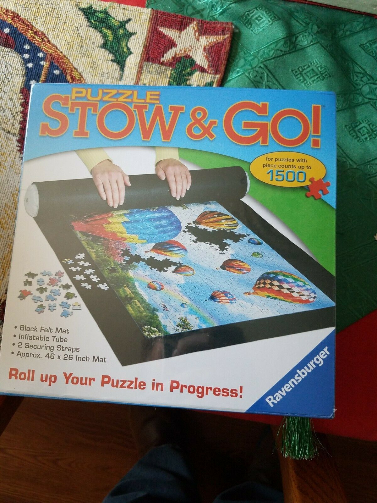 Ravensburger Puzzle Stow & Go Mat Holds 1500 pieces 46X26 Original