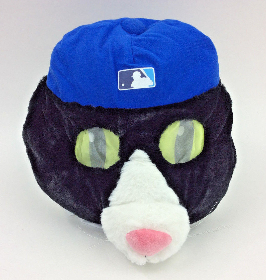 DJ Kitty Tampa Bay Rays Mascot Head Hat Costume Large BaseballMLB