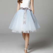 Mint Green Tulle Tutu Skirt 6 Layer Ruffle Ballerina Tulle Skirt Plus Size image 14