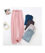 Casual Japanese Style Pajama Pants, Adjustable Waist Pants - $29.99
