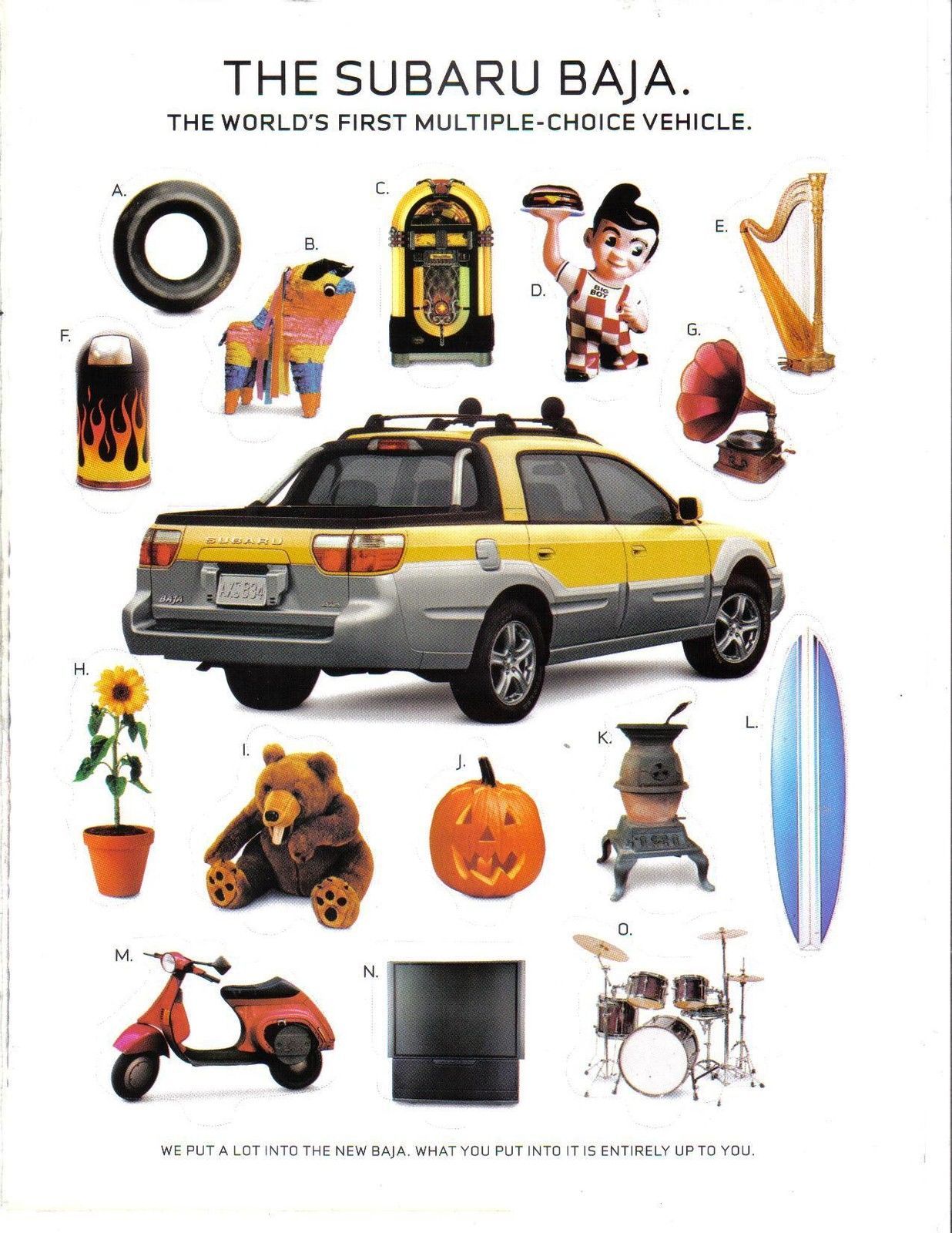 Subaru Print Ad 2 Listings 1980 S Rare Subaru Baja Color Print Ad Part Car Truck Vg 6 99
