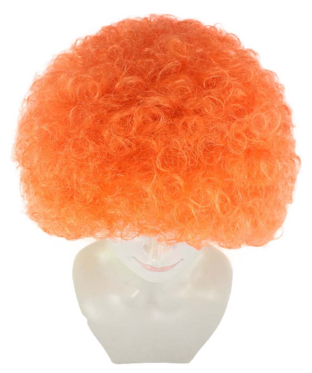 Orange Afro Wig HW2653 Wigs & Facial Hair