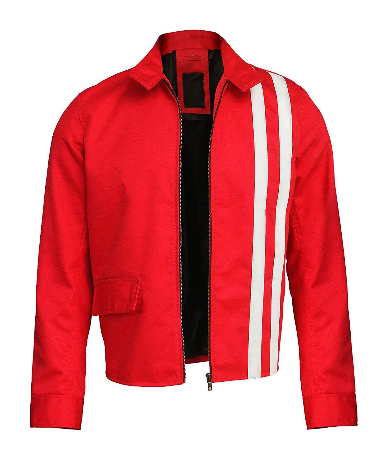 ELVIS PRESLEY VINTAGE SPEEDWAY CLASSY BLUE COTTON WITH WHITE STRIPES JACKET 