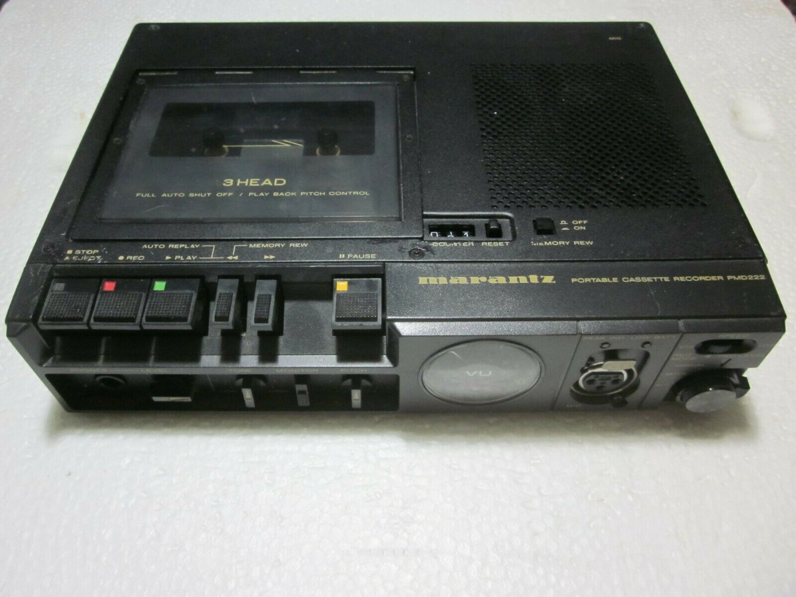 Marantz PMD222 3 head Professional portable Cassette Recorder fully serviced Cassette Players