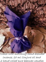 FORTUNE TELLER'S Mojo Bag Plus Matching Oil, Incense & Candles - $38.00