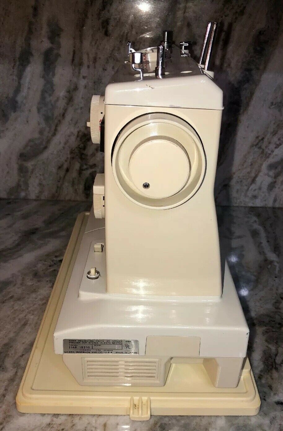Kenmore Sears Model 148.15210 Sewing Machine W Case & Foot PedalRARE