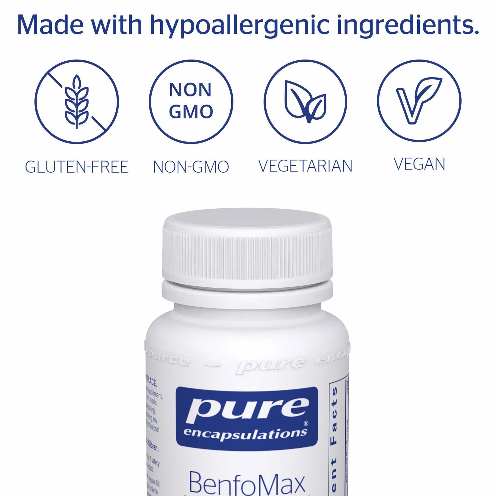 Pure Encapsulations BenfoMax Hypoallergenic, FatSoluble Vitamin B1