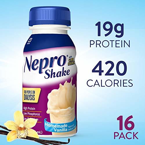 Nepro Nutrition Shake for People on Dialysis, with 19 Grams of Protein