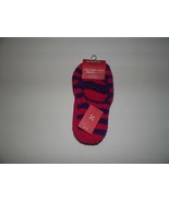 Tru-Fit Womens Button Slippers Socks Grip Dots Pink Purple Size 9-11 NWT - $5.89