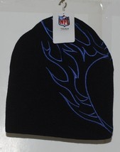 NFL Team Apparel Licensed Indianapolis Colts Black Flame Winter Cap image 2