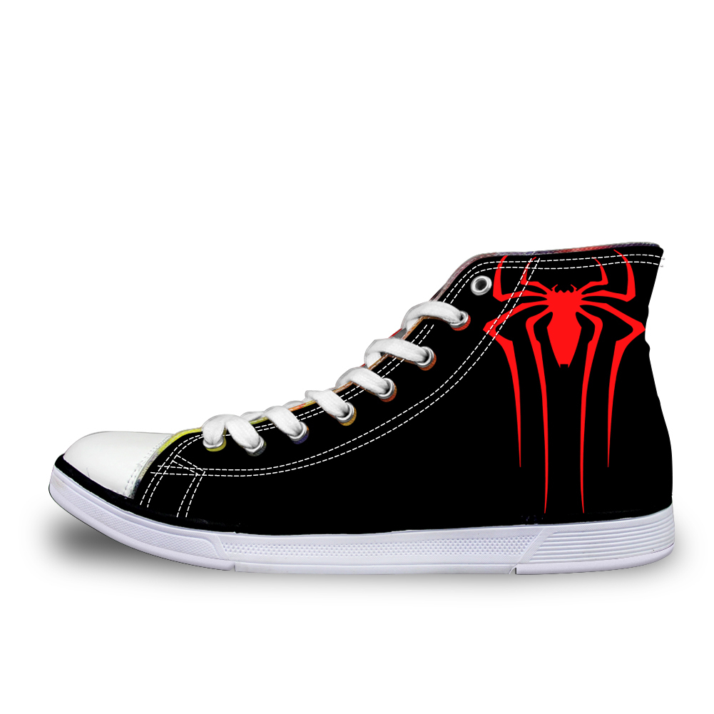 Amazing Spiderman Kid�s High Top Vulcanized Sneakers