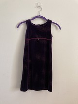 TLH Sleeveless Purple Velvet Dress Size 8 - $12.99