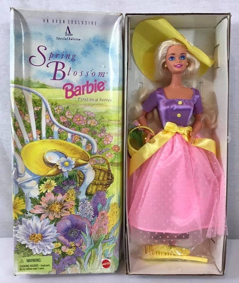 1995 avon spring blossom barbie