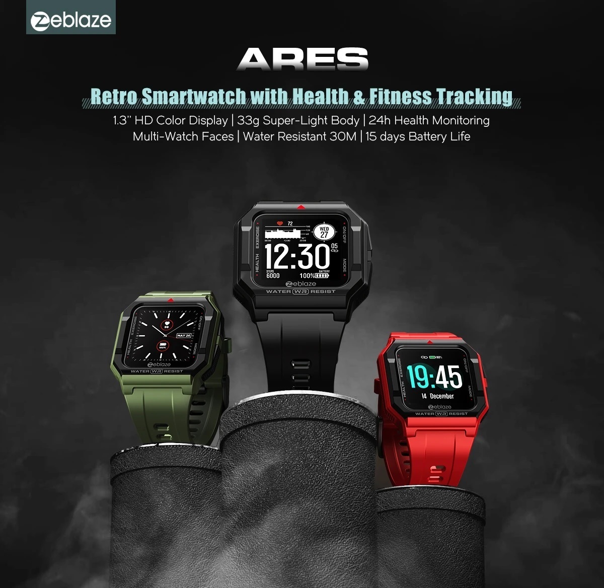 The New 2021 Retro SFitness Sports Smart watch with Health & Fitness Tracking