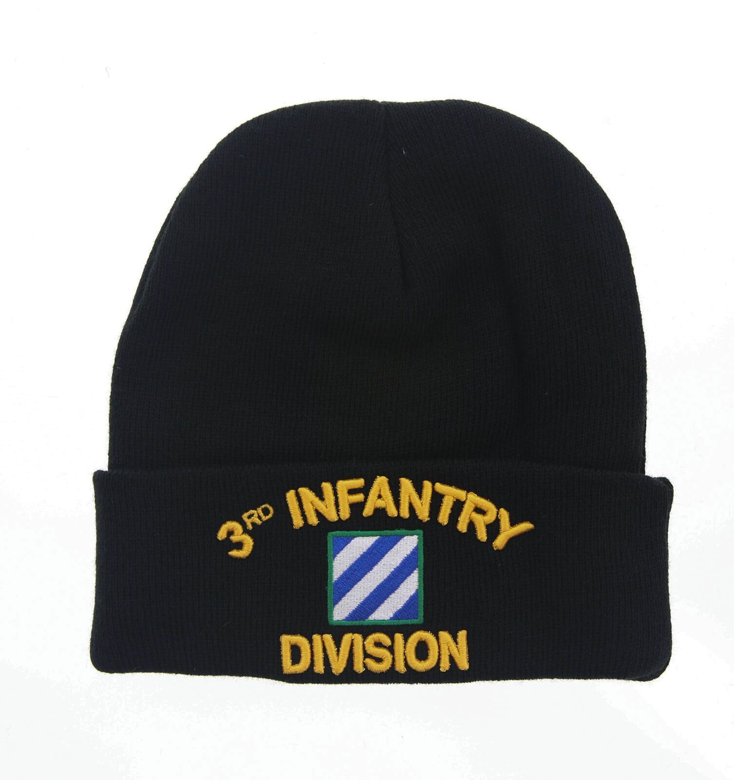 NEW US ARMY 3RD INFANTRY DIVISION BEANIE CAP HAT BLACK Men S Hats   S L1600 D3b2aa66 E256 4a2d 91f4 C665ac317ca1 