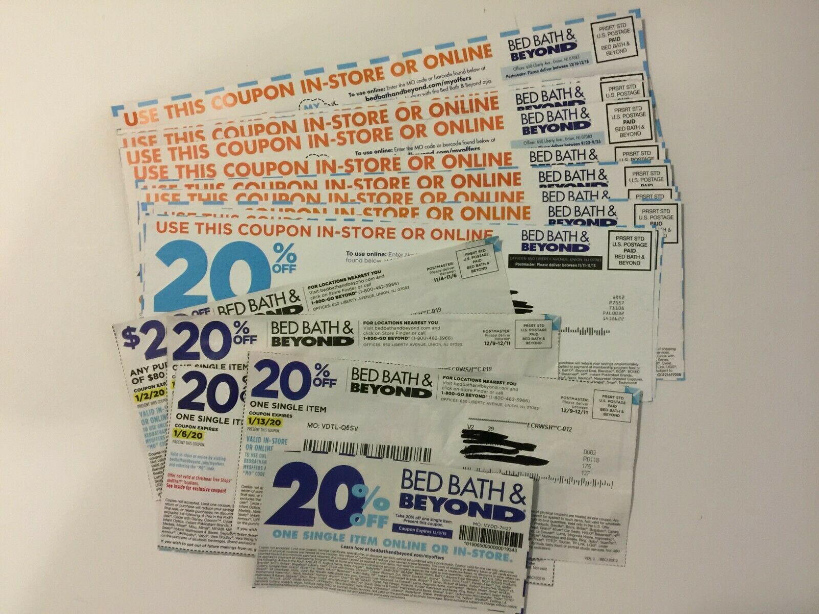 Bed Bath Beyond 20 Off Coupons 8 (20 off) & 2 (10 off) Coupons