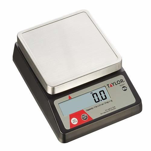 Taylor Precision TE10FT 11-Pound Compact Digital Portion Control Scale, Stainles